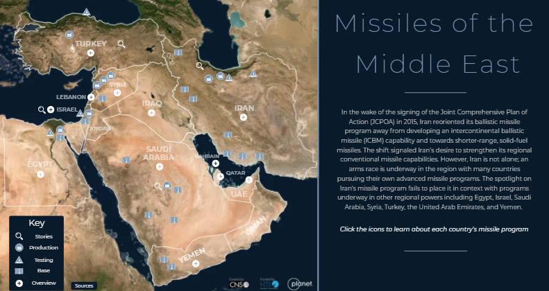 Screenshot of Missiles of the Middle East